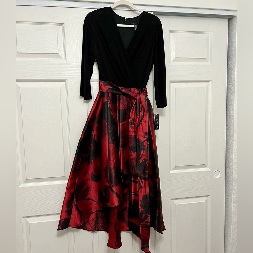 R&M Richards Hi Low Floral Dress
